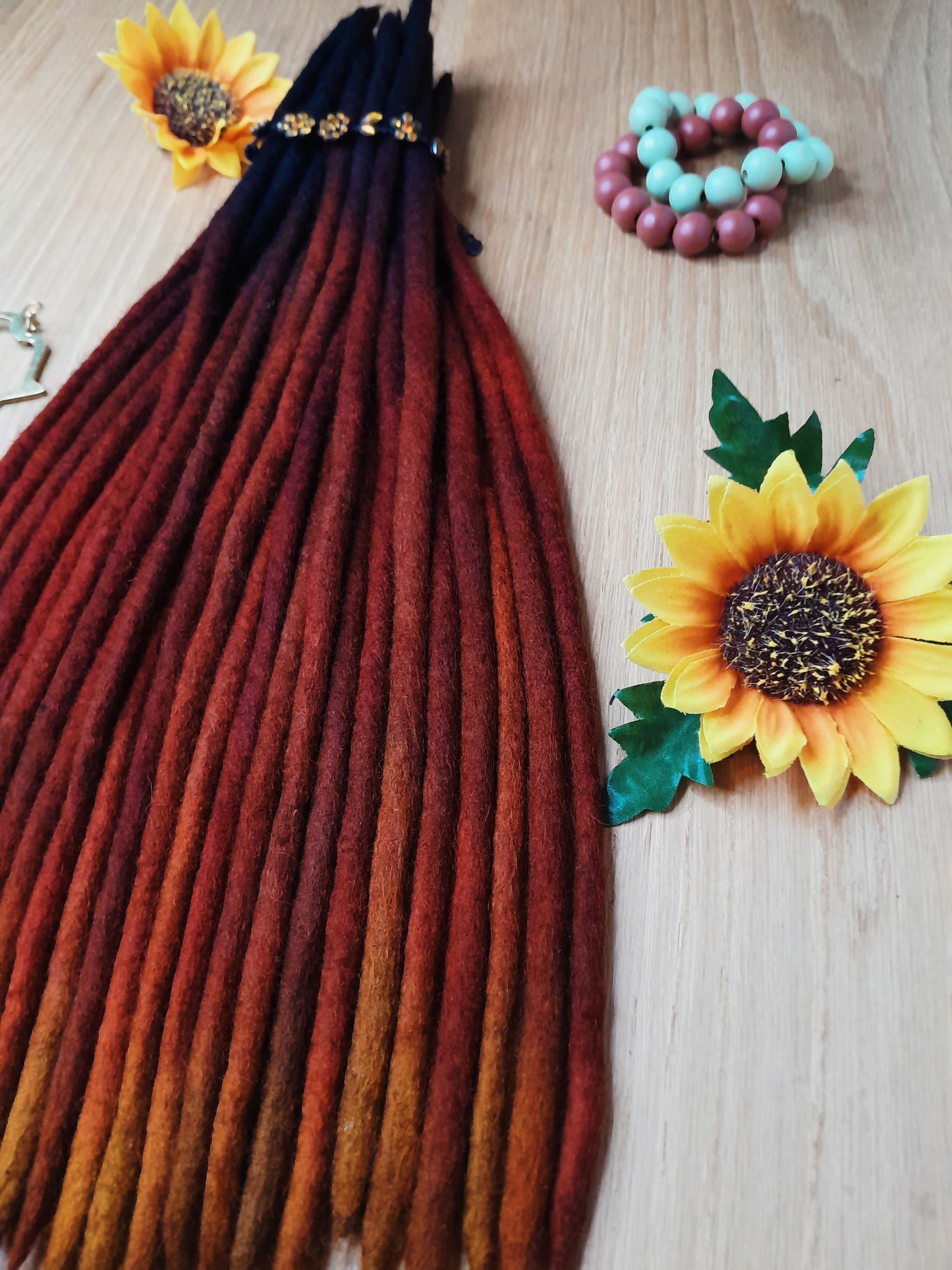 Black, Brown and Blonde Dreadlocks