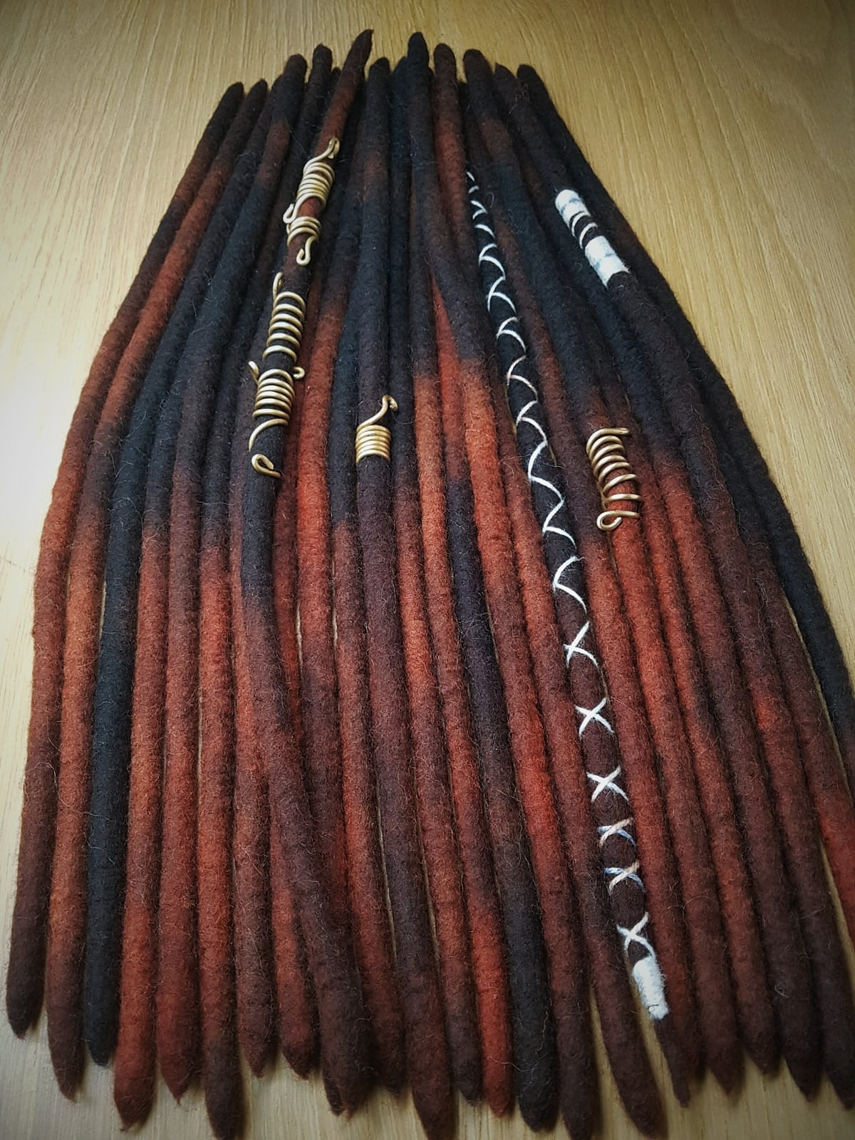 Black and Brown Ombre Dreadlocks