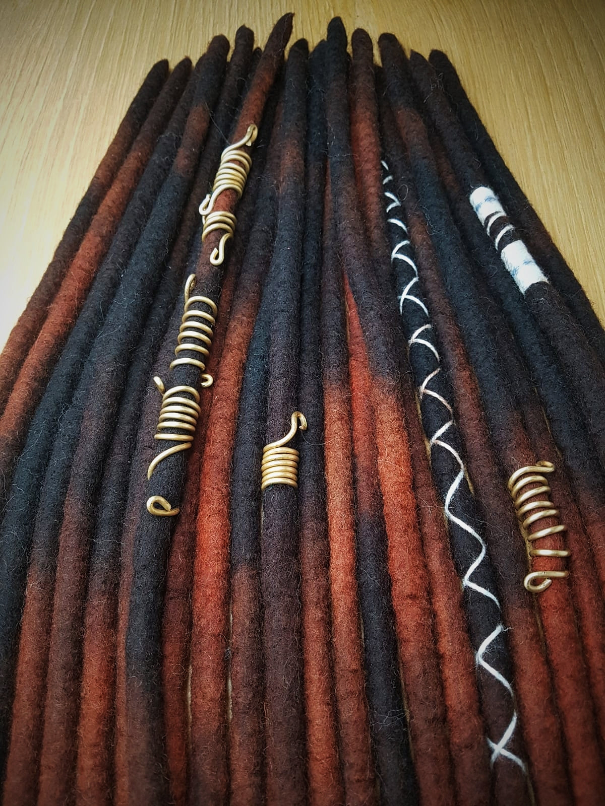 Black and Brown Ombre Dreadlocks